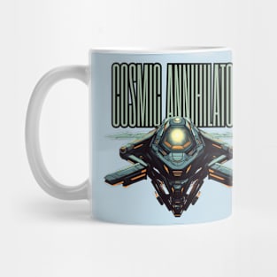 Futuristic Spaceship Cosmic Annihilator Mug